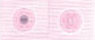 boutons pressions sur bande plastiques Rose